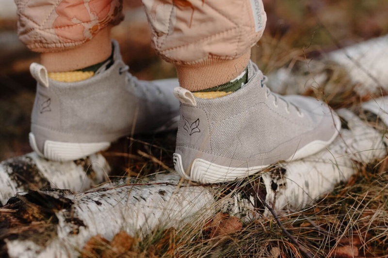 Chaussures Pieds Nus Wildling Siebenschl?fer (Dormouse) Refoxed Grise Enfant | PZW-0788165