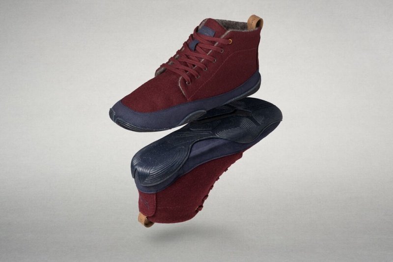 Chaussures D'hiver Wildling Douro Rouge Foncé Bleu Marine Homme | BHP-8094845